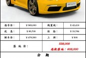 保时捷型号大全及费用表，保时捷所有款式车型与费用