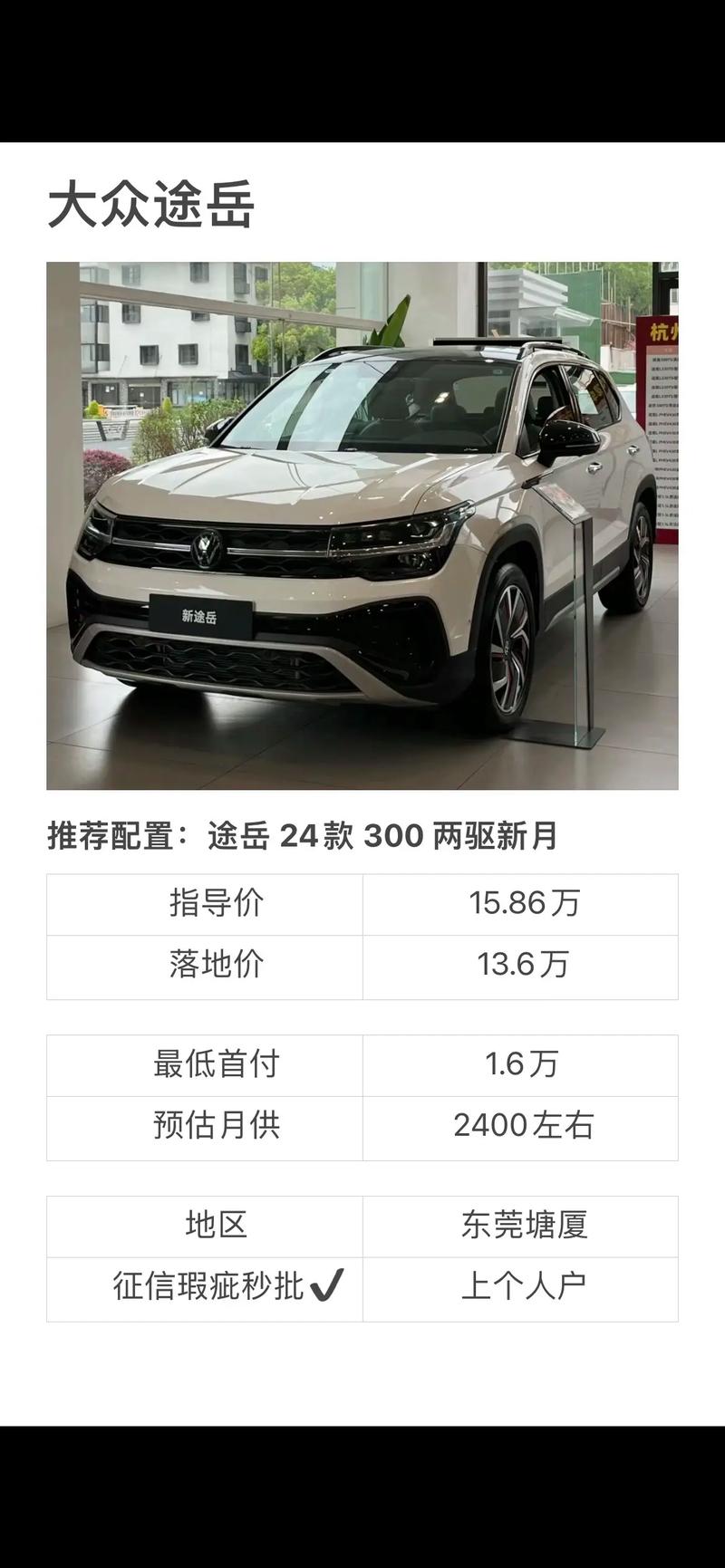 上海大众suv途岳费用，上海大众suv途岳费用多少？  第2张