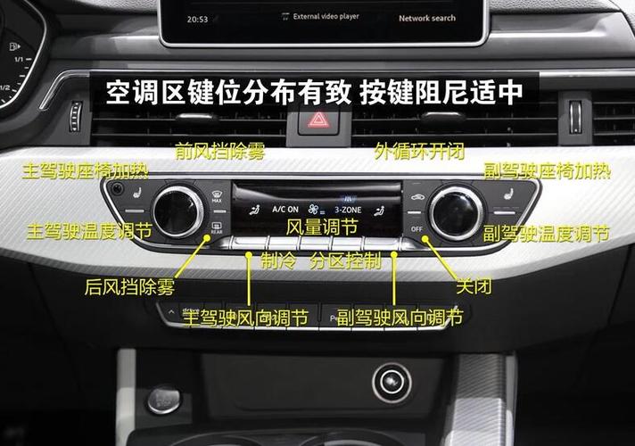 14年奥迪a4l车内所有功能介绍？14款奥迪a4按键功能图解？  第6张