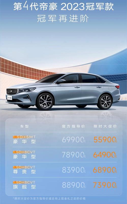 吉利帝豪价钱？吉利帝豪费用多少 费用表？  第2张