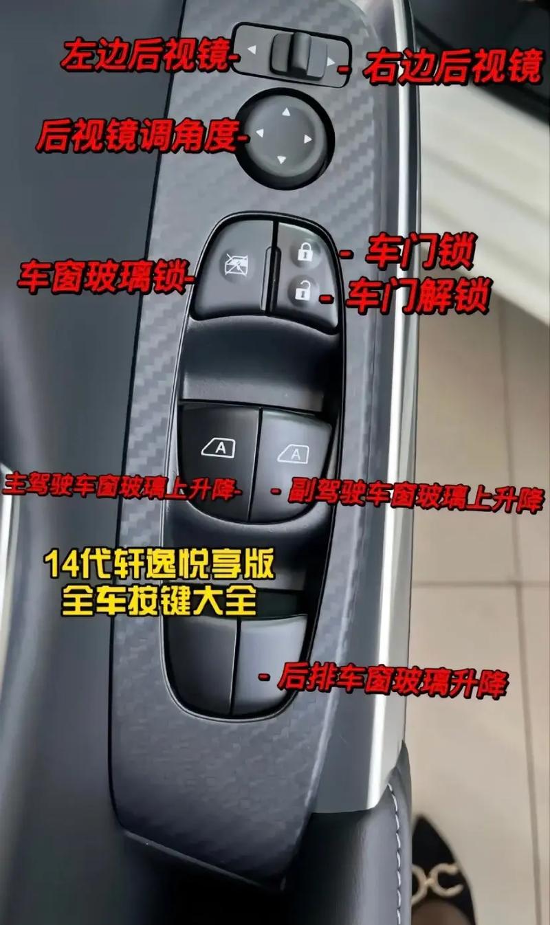 东风日产轩逸按键功能介绍，日产轩逸按键说明？  第2张
