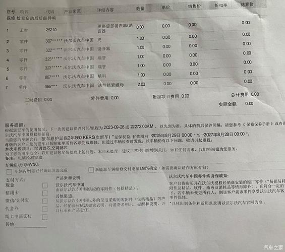 沃尔沃s60保养费用费用表2021？沃尔沃s60保养费用费用表？  第3张