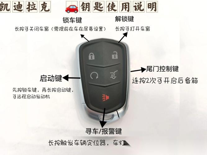 凯迪拉克车钥匙费用，凯迪拉克车钥匙费用及图片？  第4张