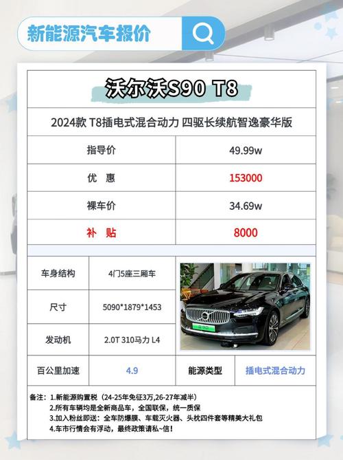 s90沃尔沃落地费用表？s90沃尔沃 落地？  第3张