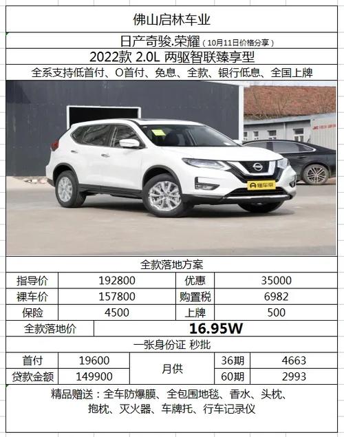 日产奇骏费用四缸车，日产奇骏费用四缸车多少钱？  第3张
