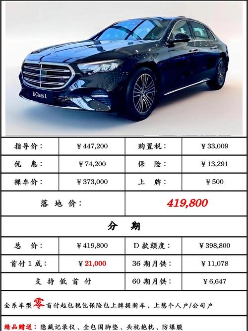 奔驰e300l在全囯费用，奔驰e300费用是多少,怎么样？  第1张