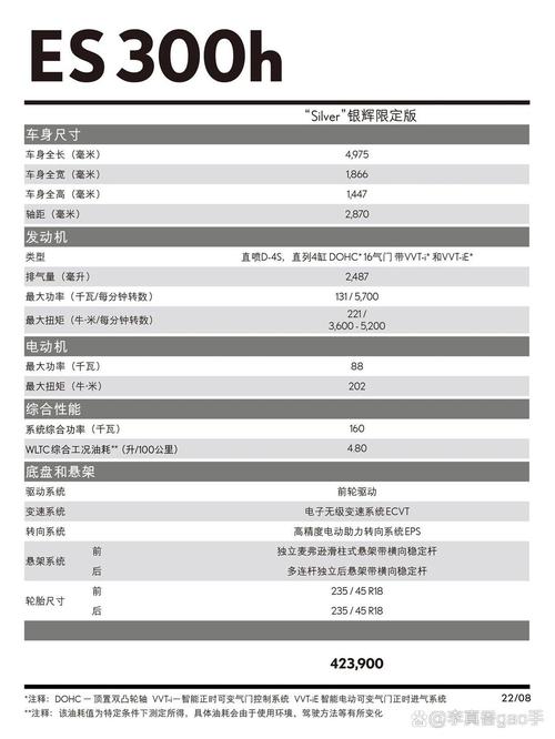 雷克萨斯es300h动力多少，雷克萨斯es300马力  第3张